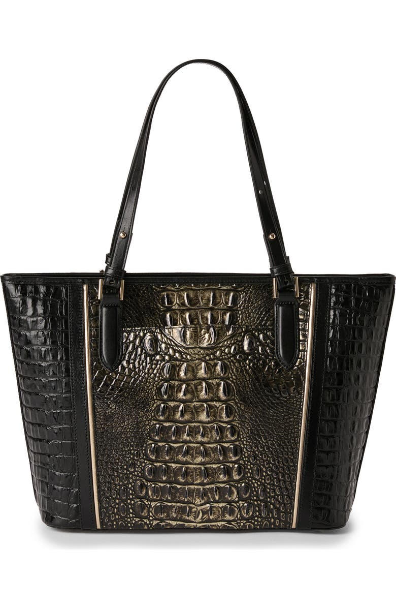 Brahmin Medium Asher Croc Embossed Leather Tote, Alternate, color,