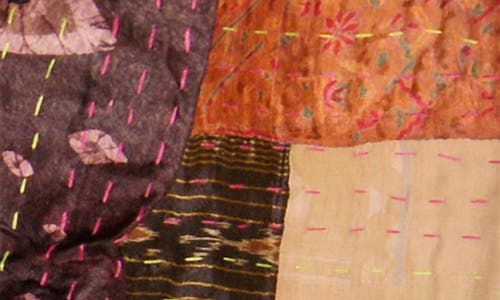 Taj Hotel Kantha Silk Blend Throw Blanket In Multi 20