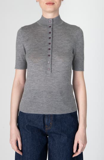 Derek Lam 10 Crosby Violette Cashmere Sweater In Soot