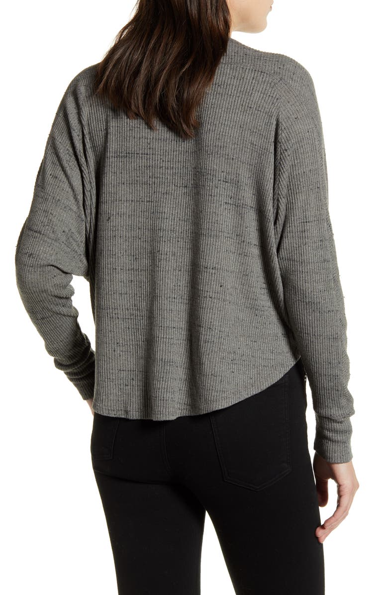 Treasure & Bond Space Dye Mock Neck Sweater, Alternate, color, 