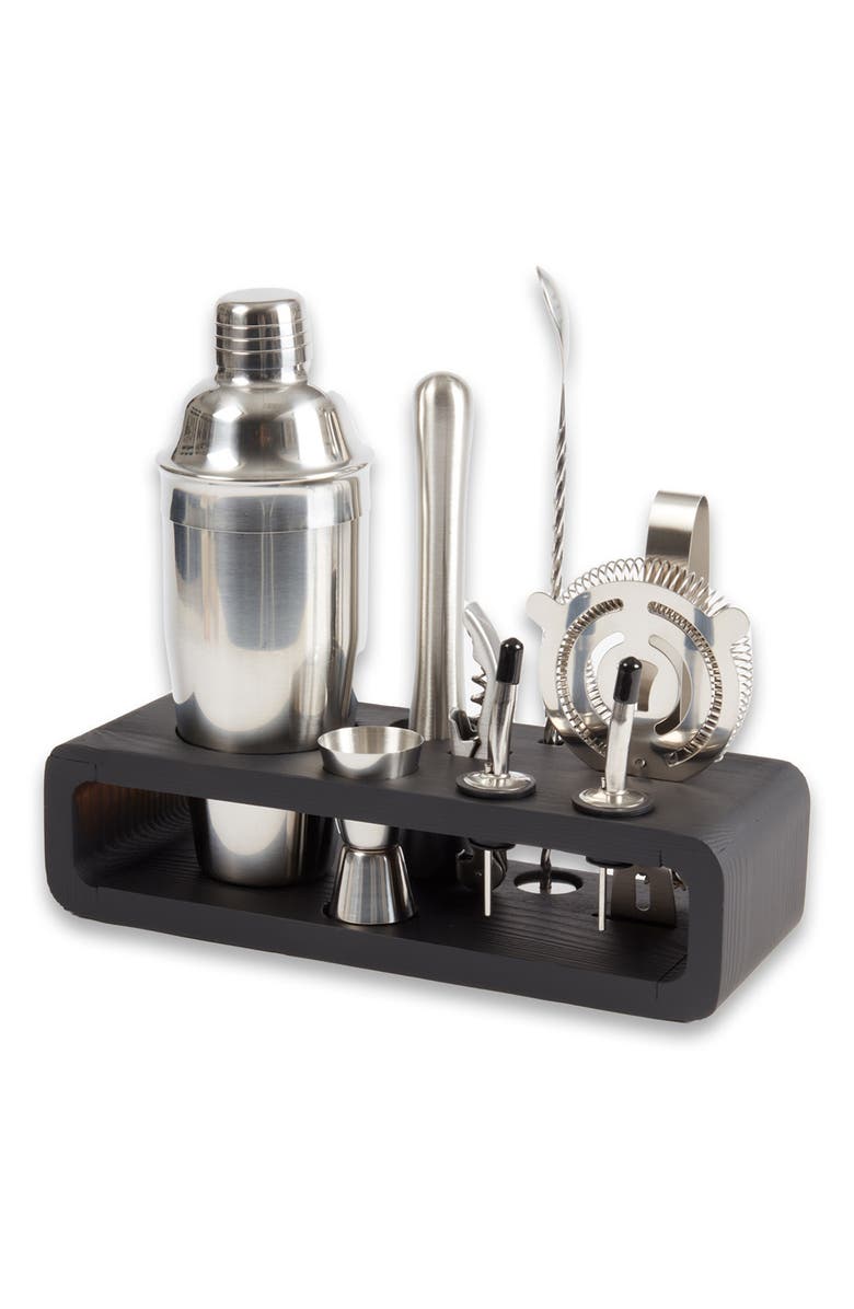 Bey-Berk 9-Piece Bar Set, Alternate, color, Multi