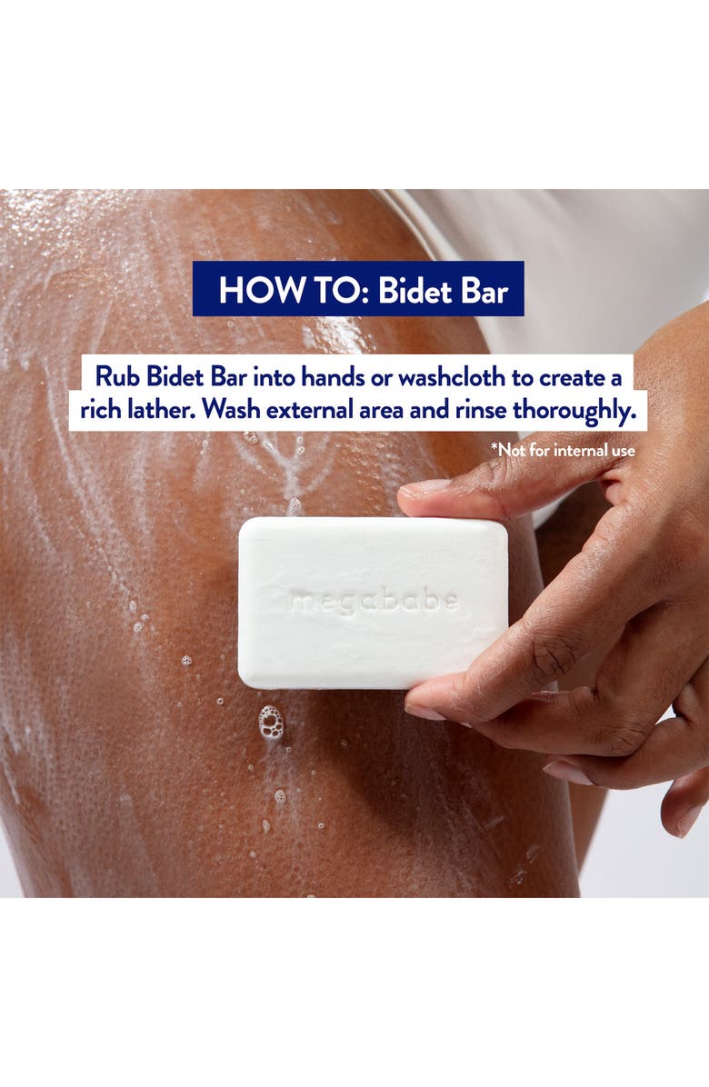 Megababe Bidet Bar pH Balanced Intimate Cleansing Bar, Alternate, color, 