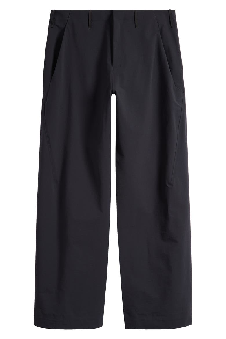 Corbel Relaxed Fit Softshell Pants, Alternate, color, BLACK