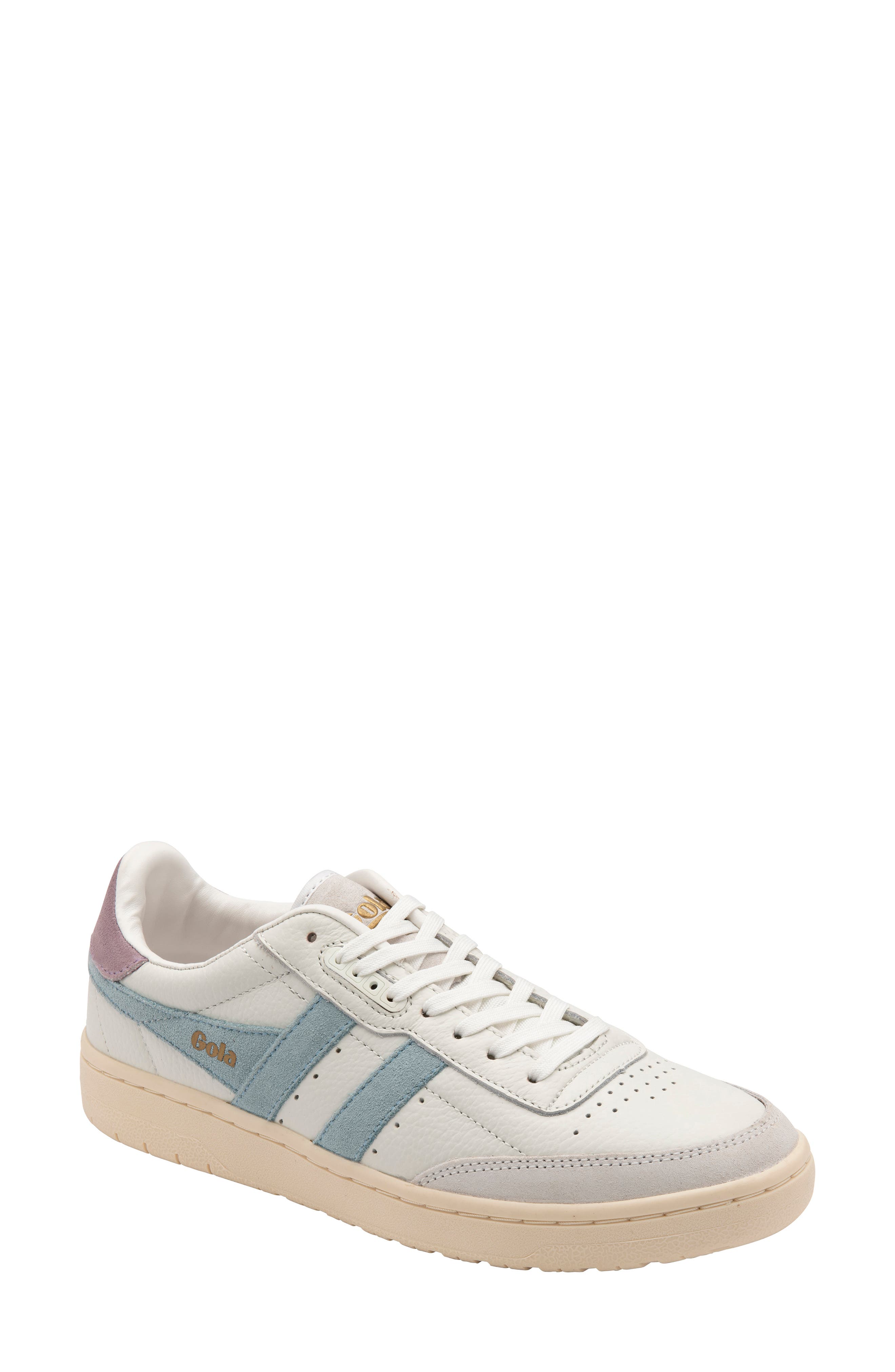 Falcon Sneaker, Main, color, WHITE/ POWDER BLUE/ LILY
