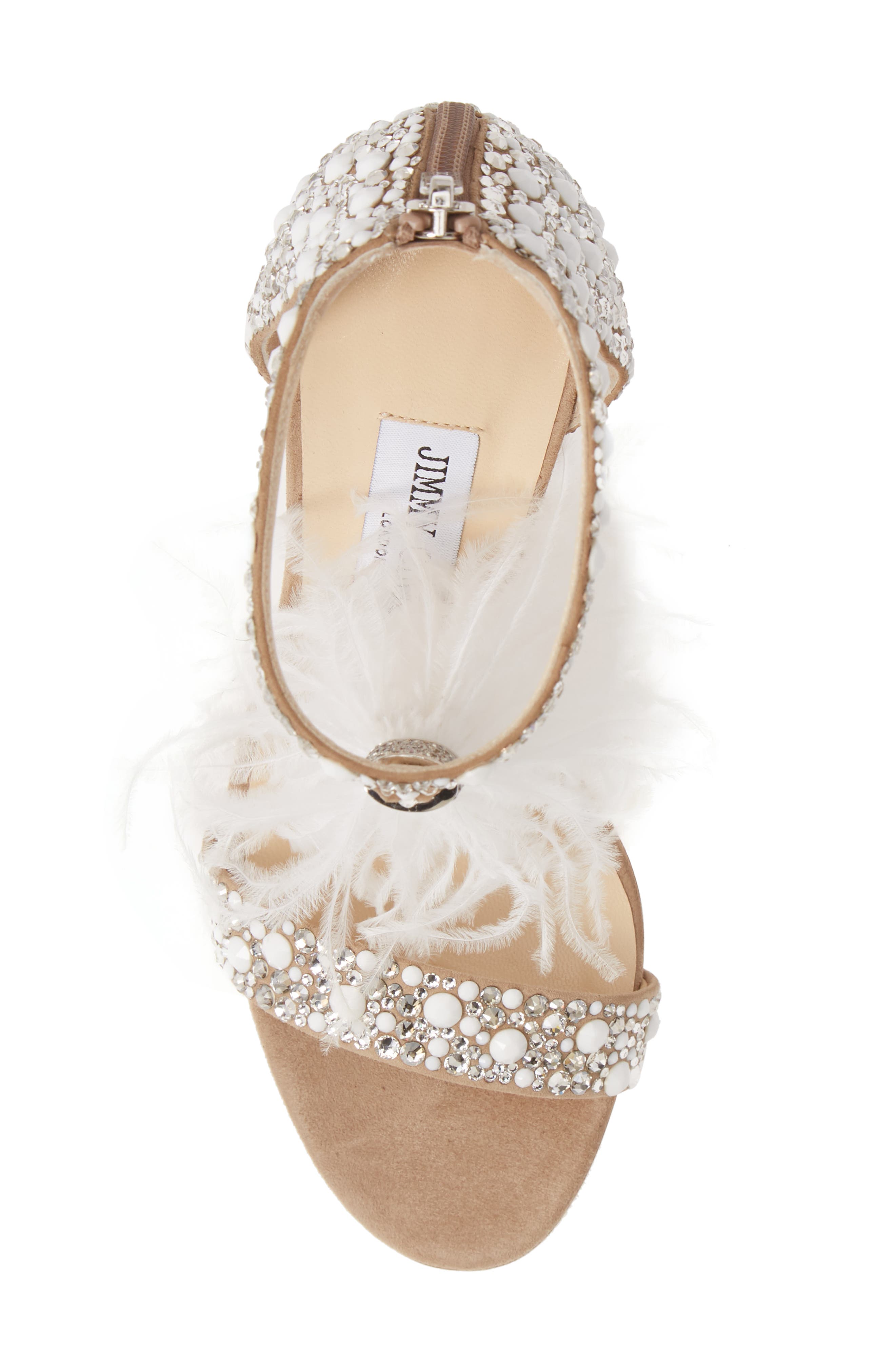 Jimmy Choo Viola Crystal Embellished Ankle Sandal, Alternate, color, 