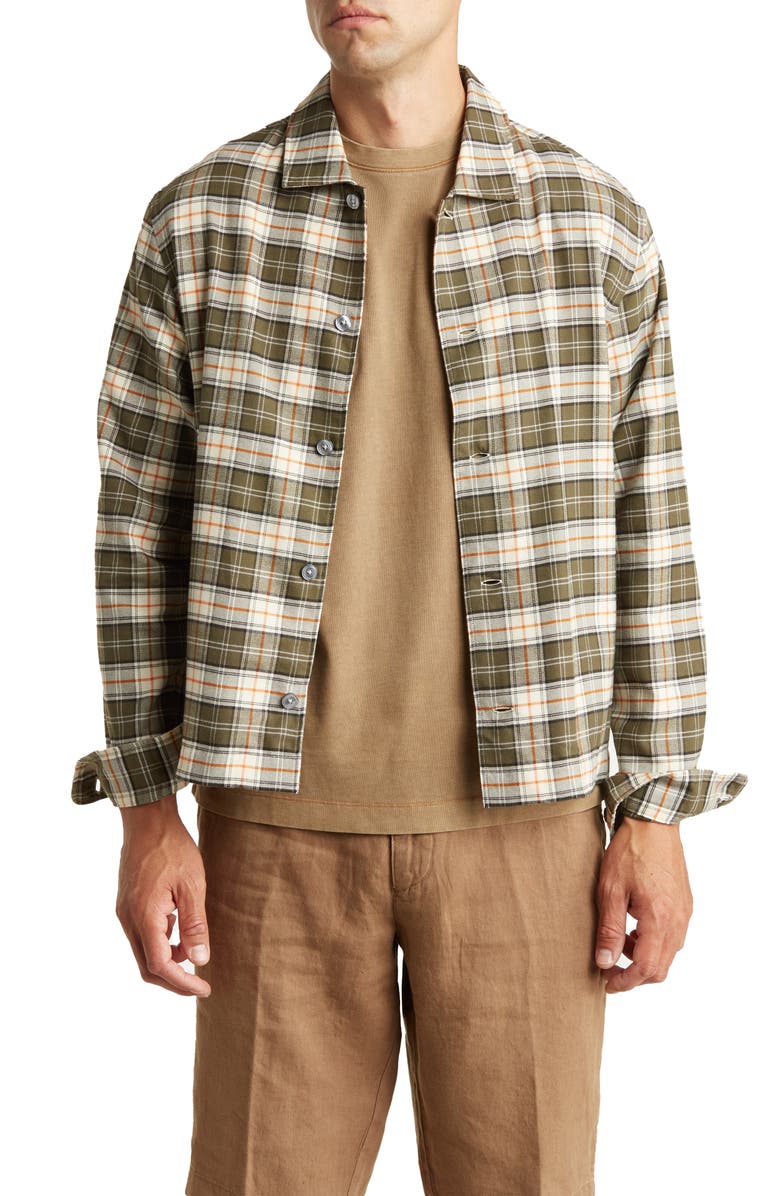 BOSS Nolan Plaid Button-Up Shirt, Main, color, 