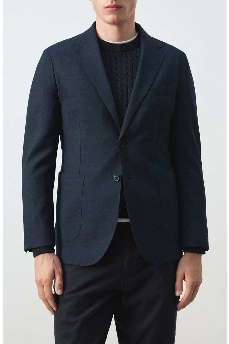 Slim Fit Sport Coat, Main, color, NAVY