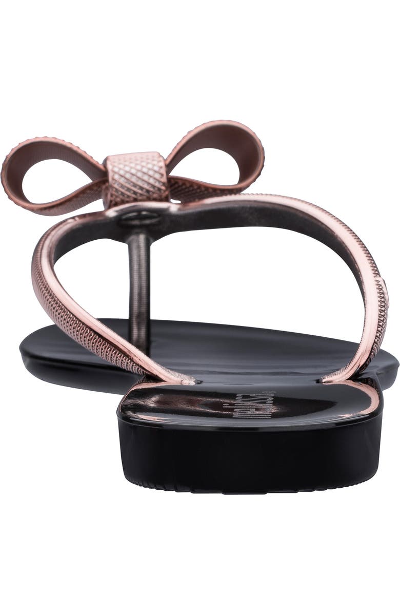 Melissa Harmonic Chrome Bow Flip Flop, Alternate, color,