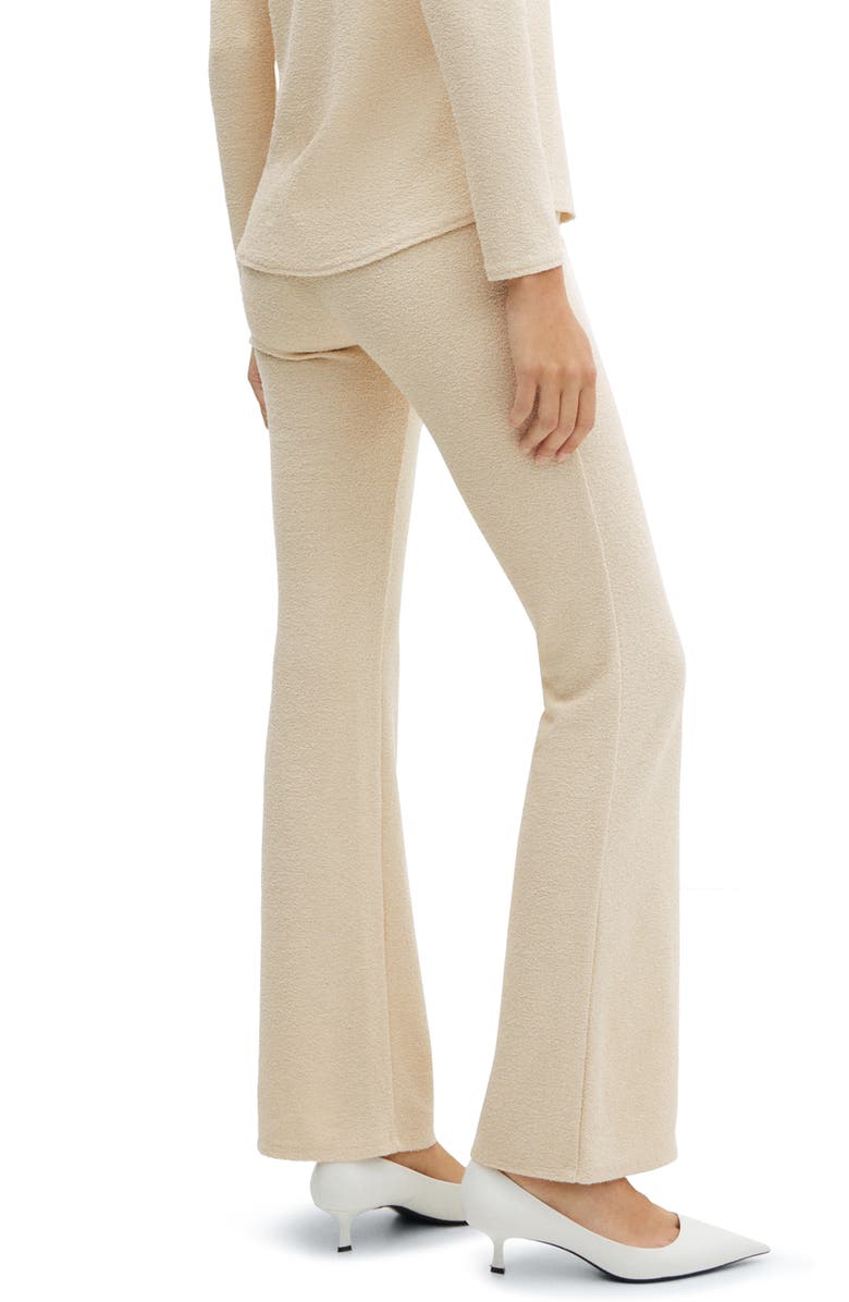 MANGO Knit Flare Pants, Alternate, color, 