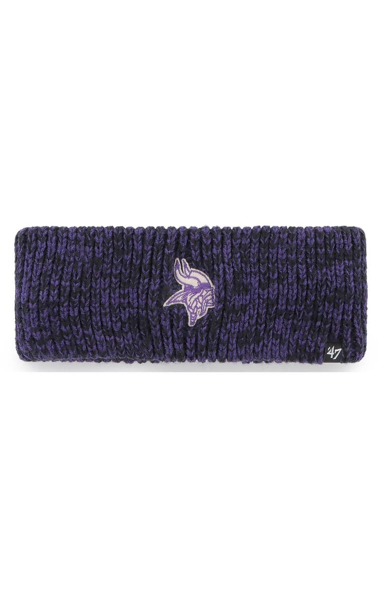 '47 Women's '47 Minnesota Vikings Team Meeko Headband, Main, color, 