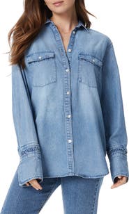 Sam Edelman Wrenly Chambray Button-Up Shirt