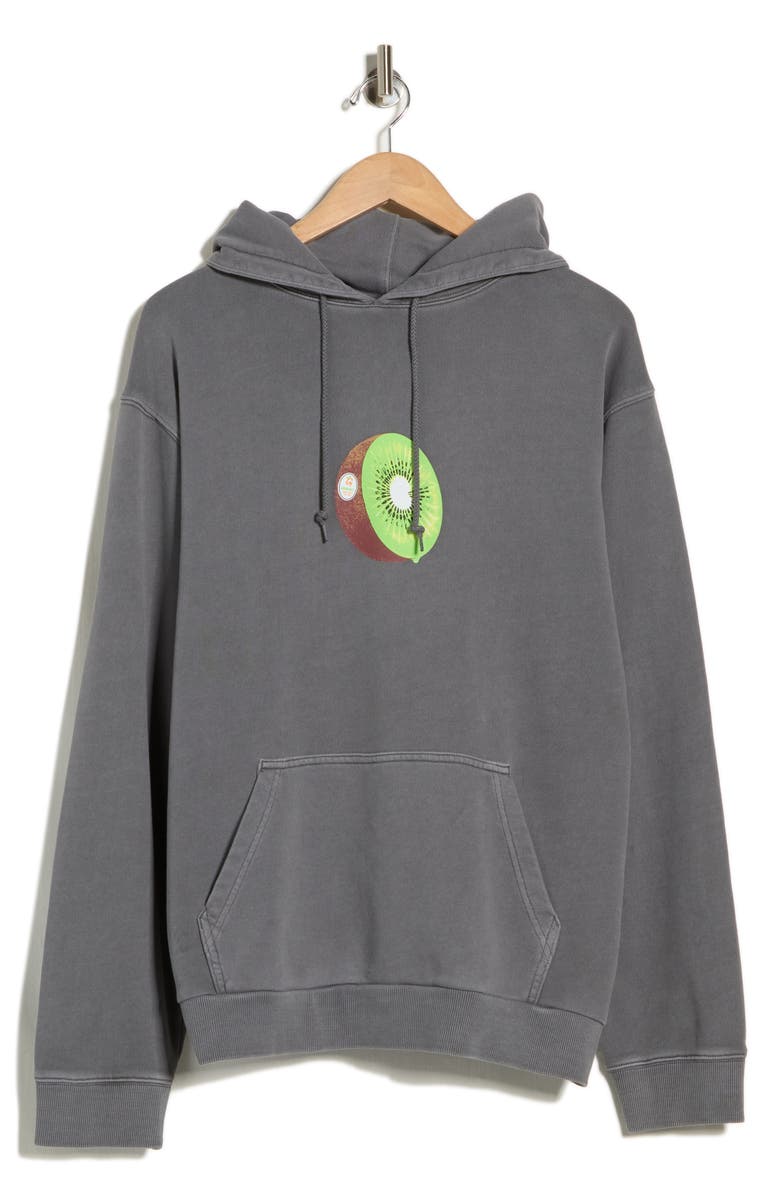 Gramicci Kiwi Hooded Sweatshirt, Main, color, Charcoal
