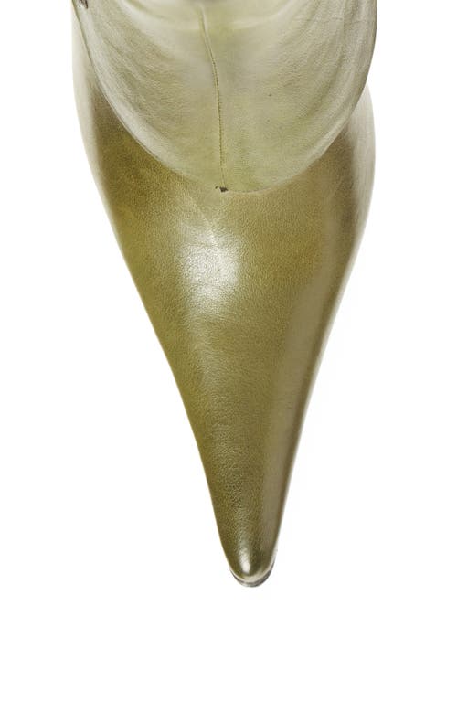 JEFFREY CAMPBELL JEFFREY CAMPBELL CORSETED POINTED TOE BOOT