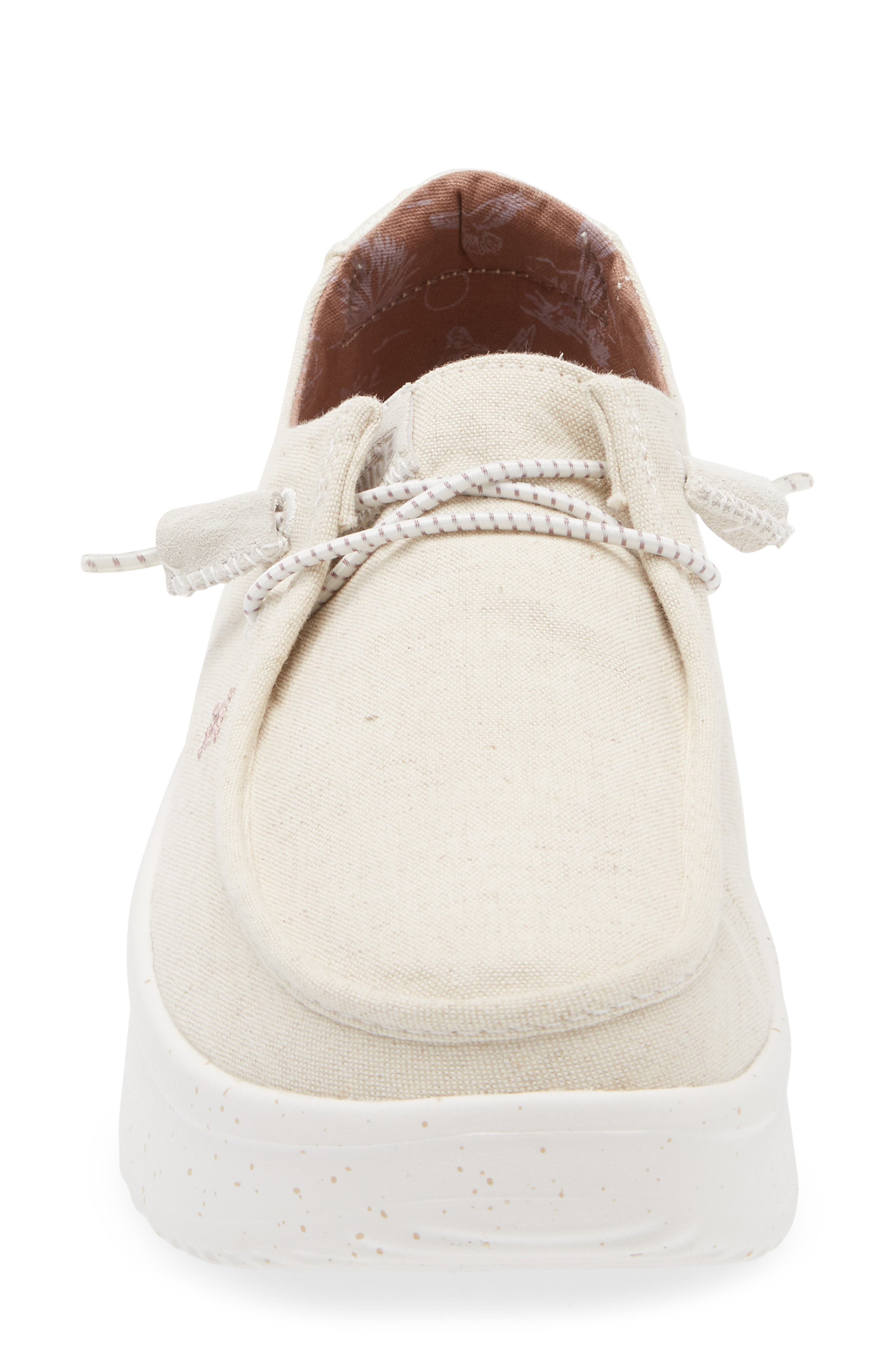 Hey Dude Wendy Peak Chambray Slip-On Moc Toe Shoe, Alternate, color, 