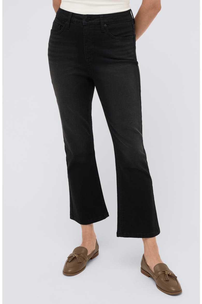 High Waist Crop Kick Flare Jeans, Main, color, NIK WASH