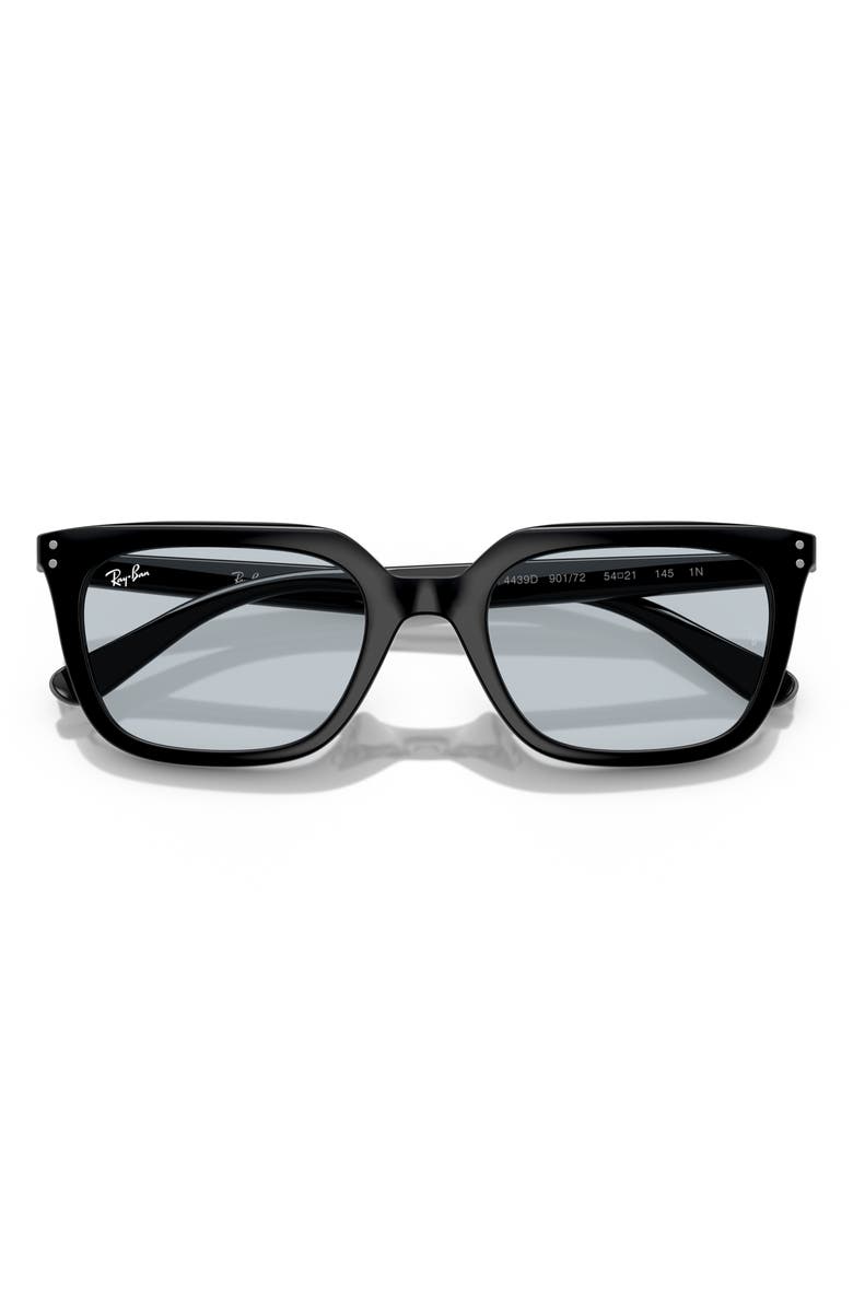 Ray-Ban 54mm Square Sunglasses, Alternate, color, Black
