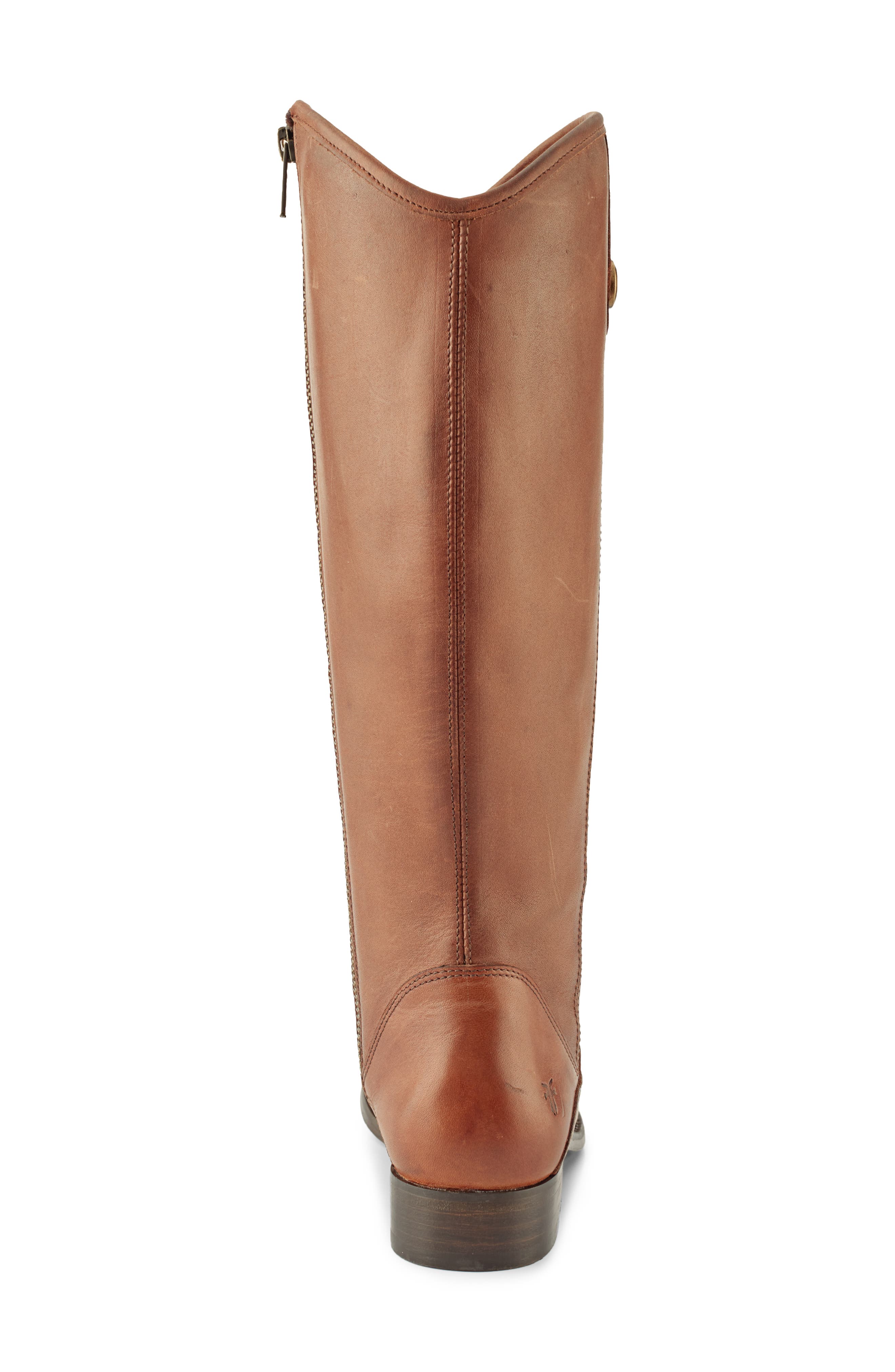 Frye Marissa Medallion Inside Zip Tall Boot, Alternate, color, Cognac