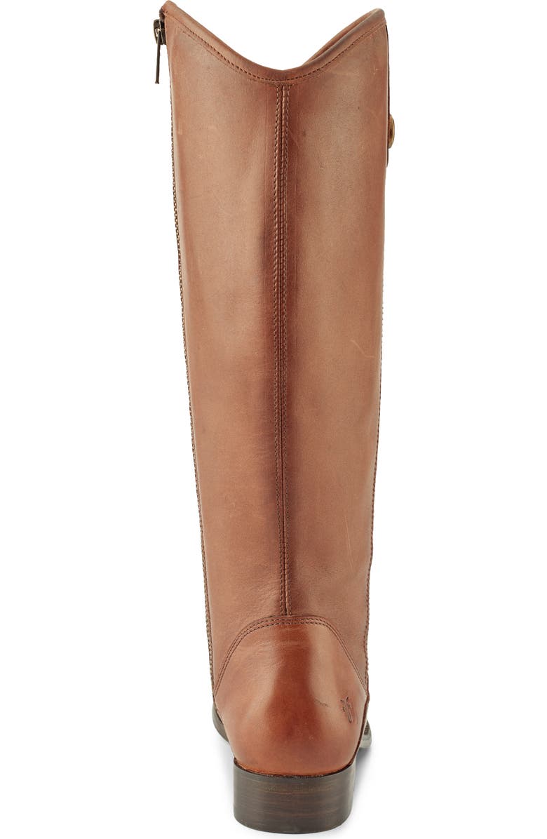 Frye Marissa Medallion Inside Zip Tall Boot, Alternate, color, Cognac