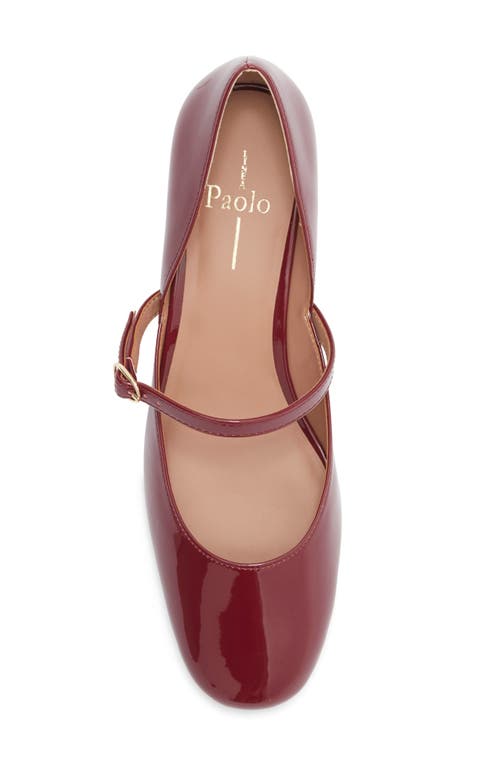 Linea Paolo Maven Mary Jane Pump In Burgundy