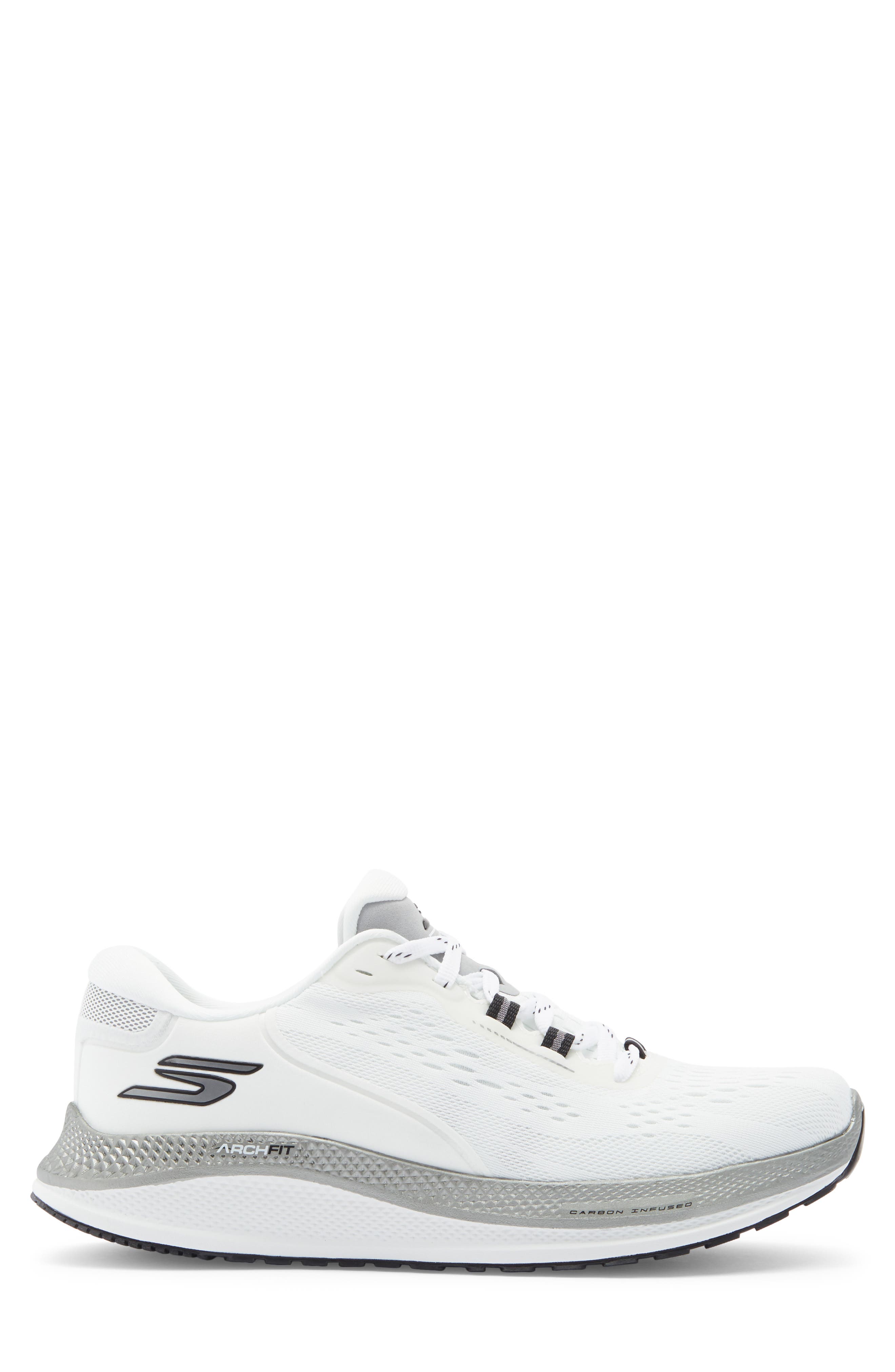 Skechers Go Run Persistence 2 Men's Running Shoes (White Black)