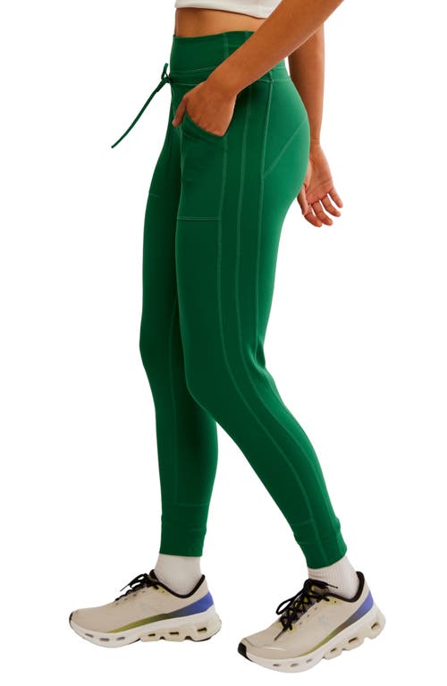 Shop Free People Solid Never Better Joggers In Dk Green