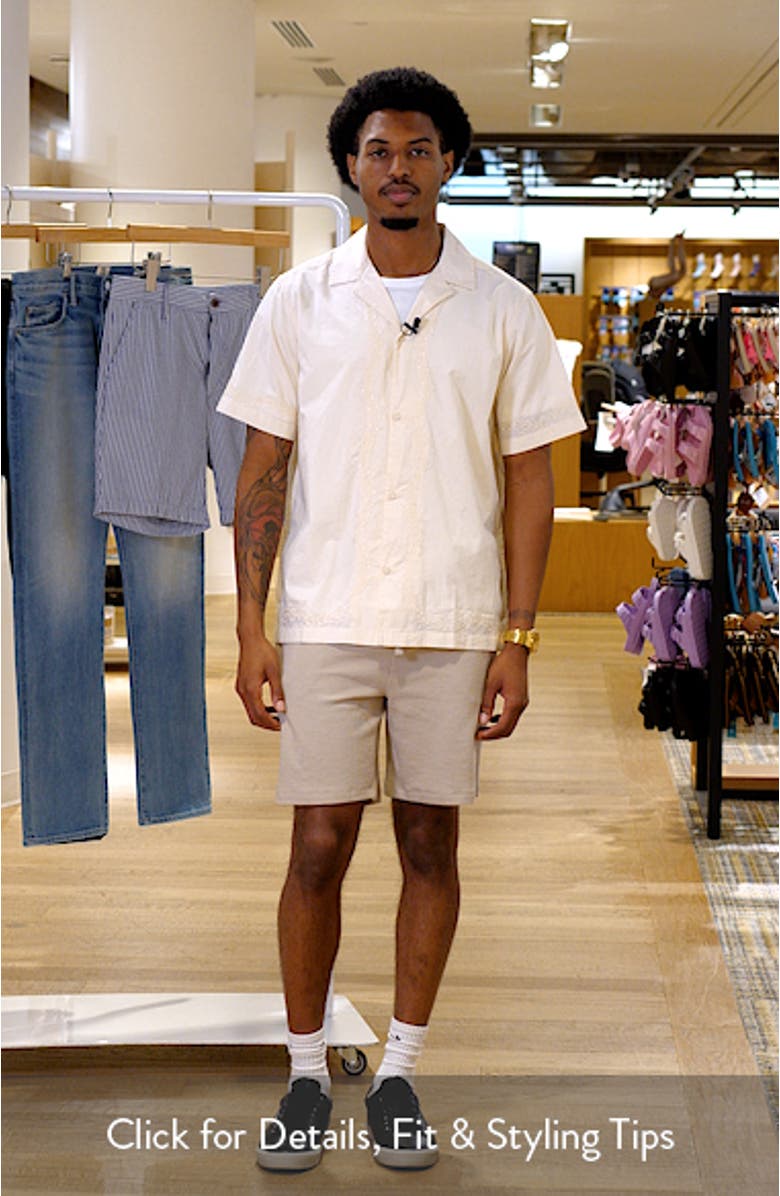 Lesley Embroidered Organic Cotton Camp Shirt, sales video thumbnail