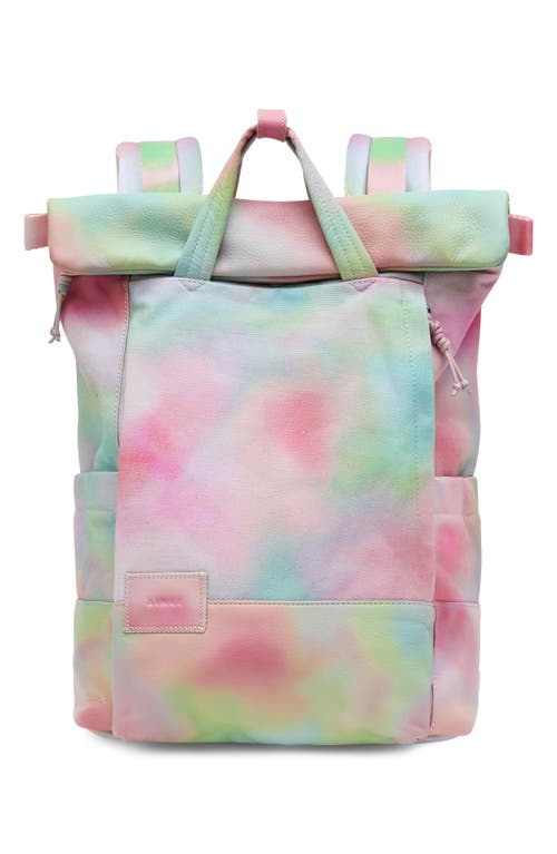 AIMEE Power Move Leather Laptop Backpack in Airbrush Dawn - Canvas at Nordstrom
