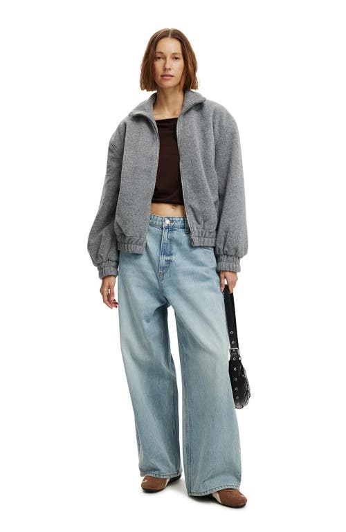 Cotton On Blake Textured Jacket In Gray