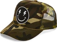 Local Beach Bolt Smiley Face Trucker Hat