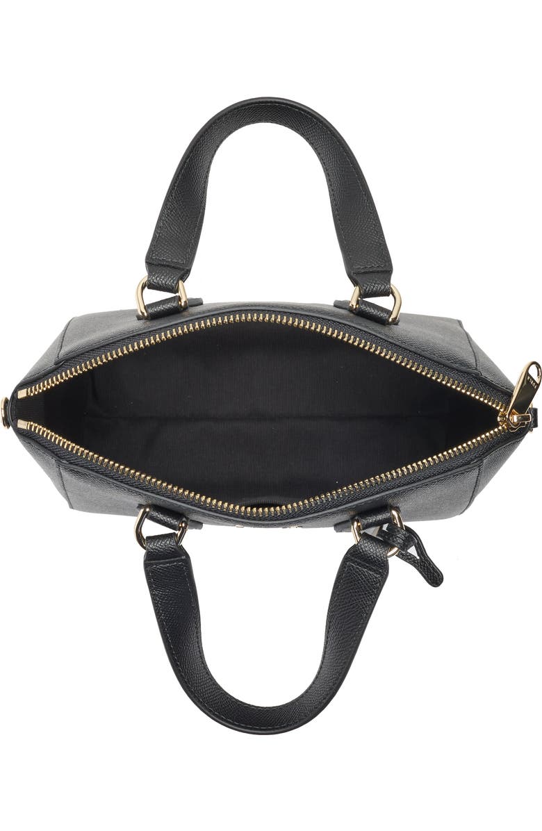 Furla Minerva Mini Satchel Tote Bag, Alternate, color, Nero