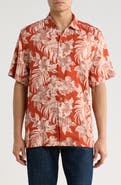 Tommy Bahama Ravello Floral Short Sleeve Silk Button-Up Shirt