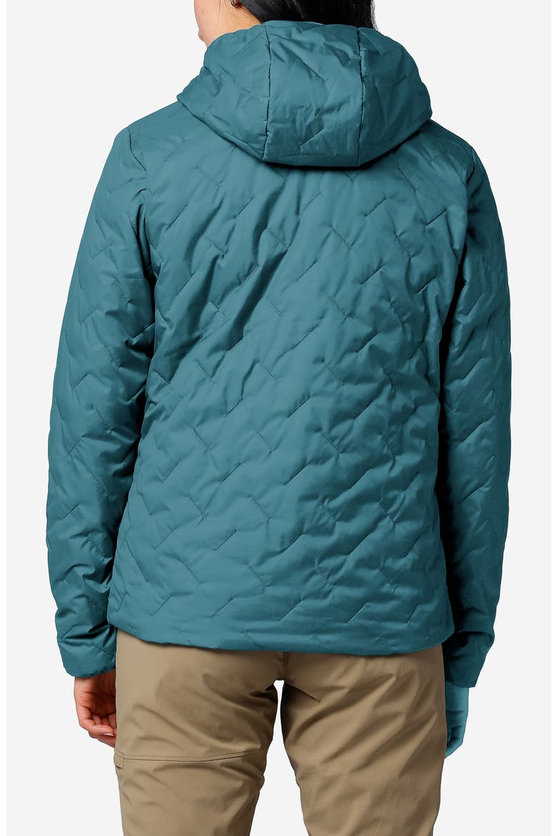 MonoQuilt Hooded Jacket, Alternate, color, SEAFLOOR
