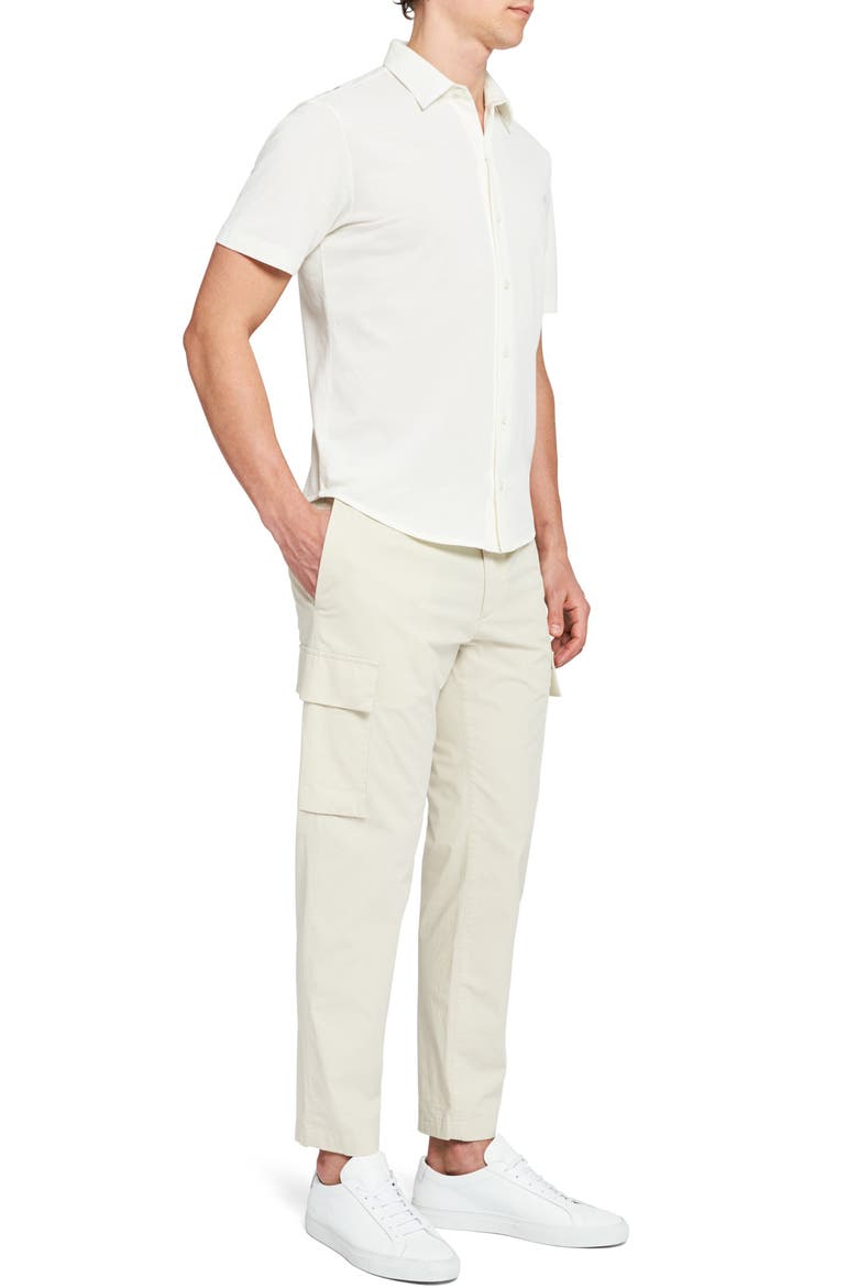 Fairway Short Sleeve Button-Up Shirt, Alternate, color, IVORY