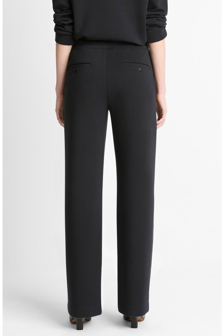 Stretch Cotton Blend Pants, Alternate, color, BLACK