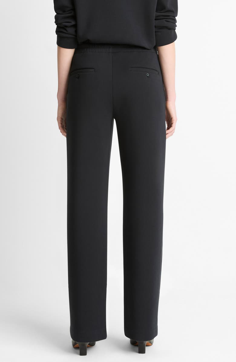 Vince Stretch Cotton Blend Pants, Alternate, color, Black