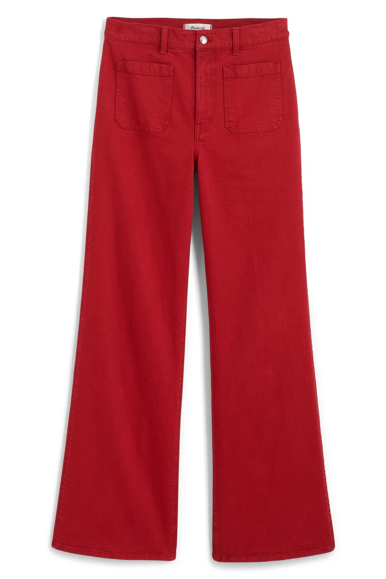 The Emmy Patch Pocket Wide Leg Pants, Alternate, color, CHERRY