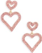 Leith Valentine's Day Heart Drop Earrings