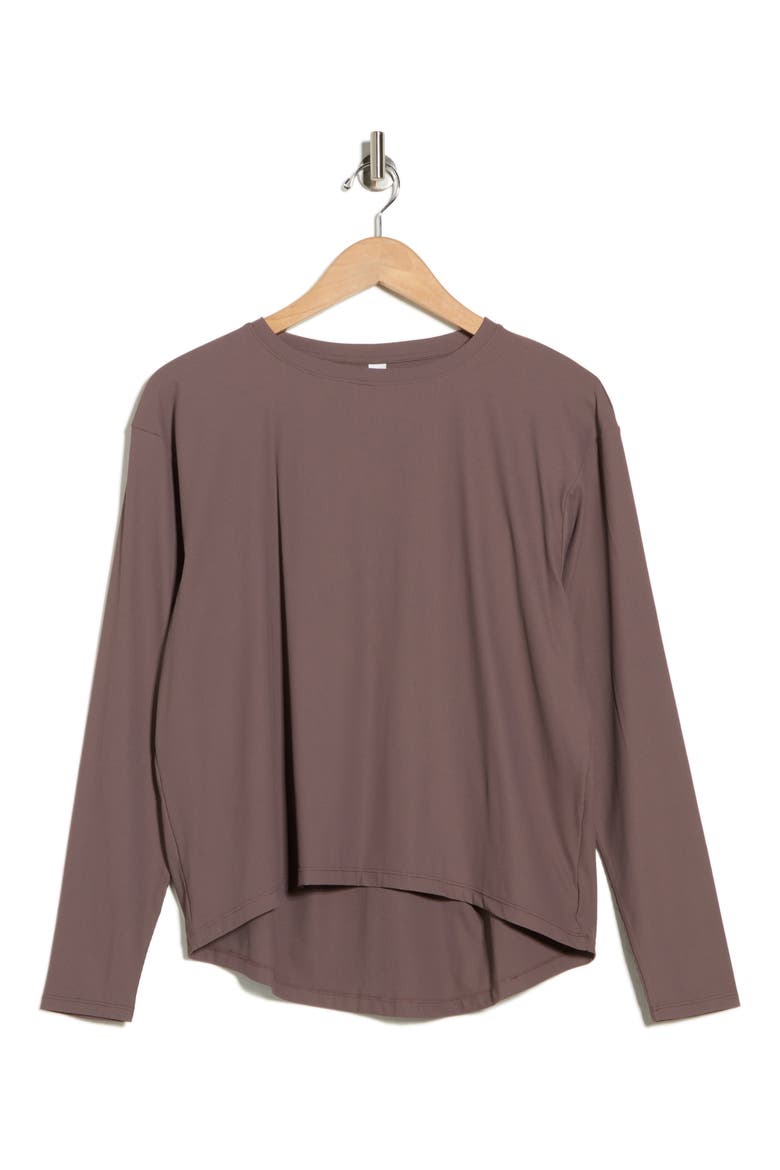 Open Match Long Sleeve T-Shirt, Alternate, color, GREY PLUM