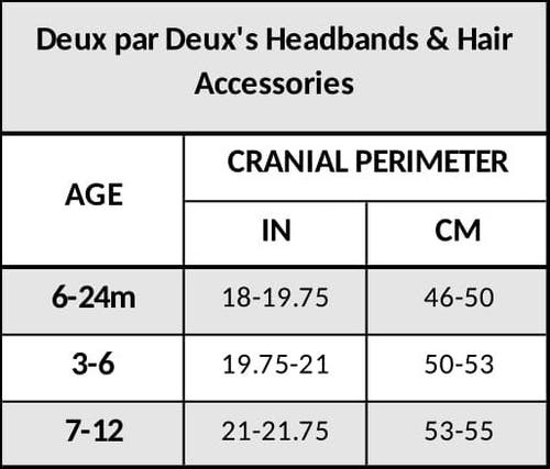 Deux Par Deux Baby Organic Cotton Headband In Multi