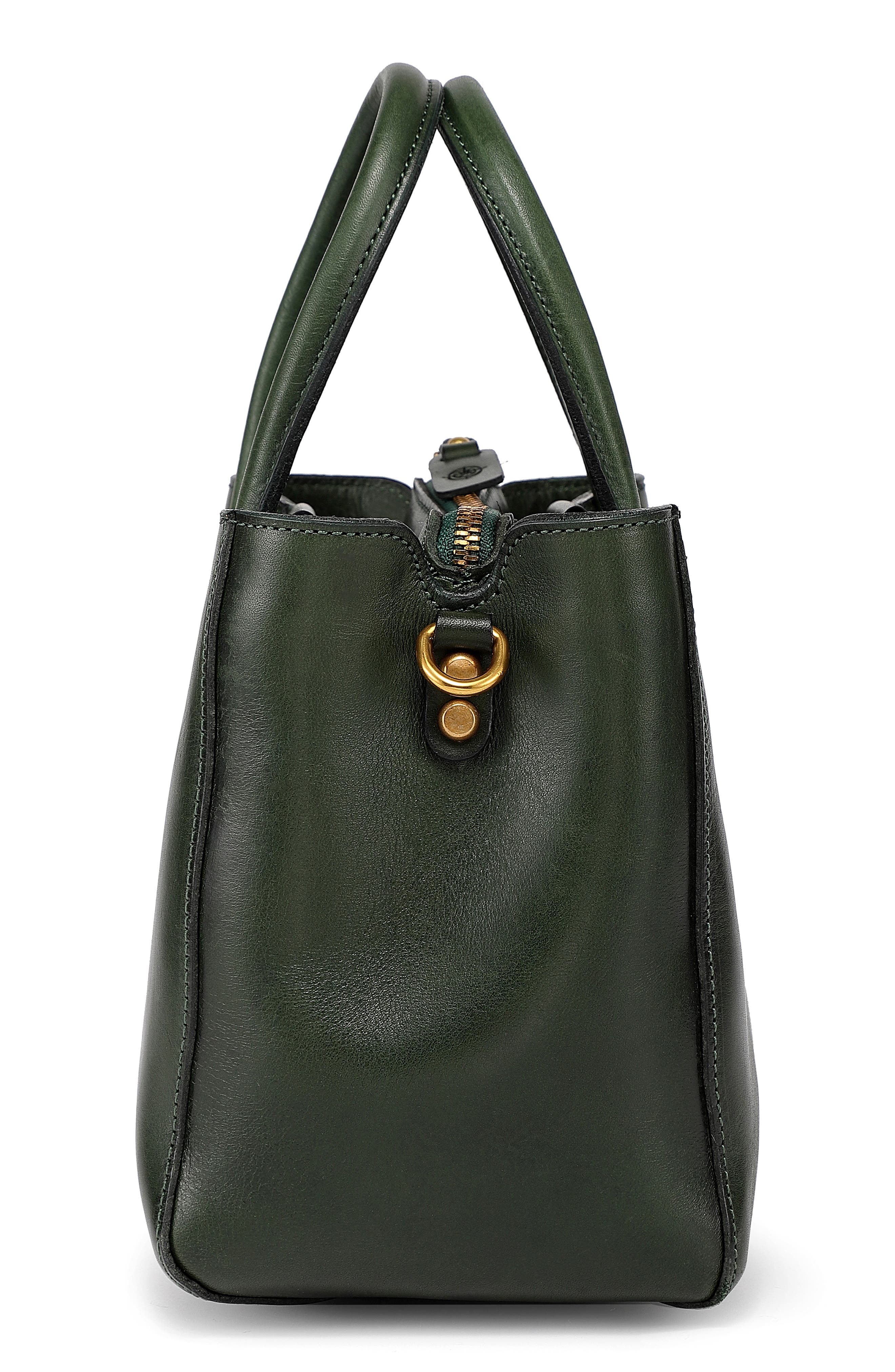 Dahlia Mini Tote Bag, Alternate, color, VINTAGEGREEN