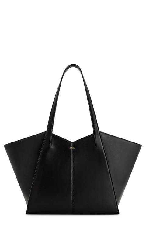 Large Kiana Faux Suede Tote