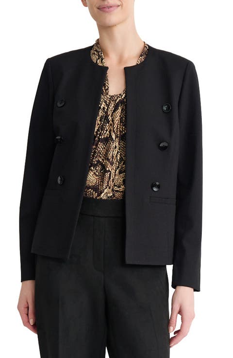 Faux Double Breasted Jacket