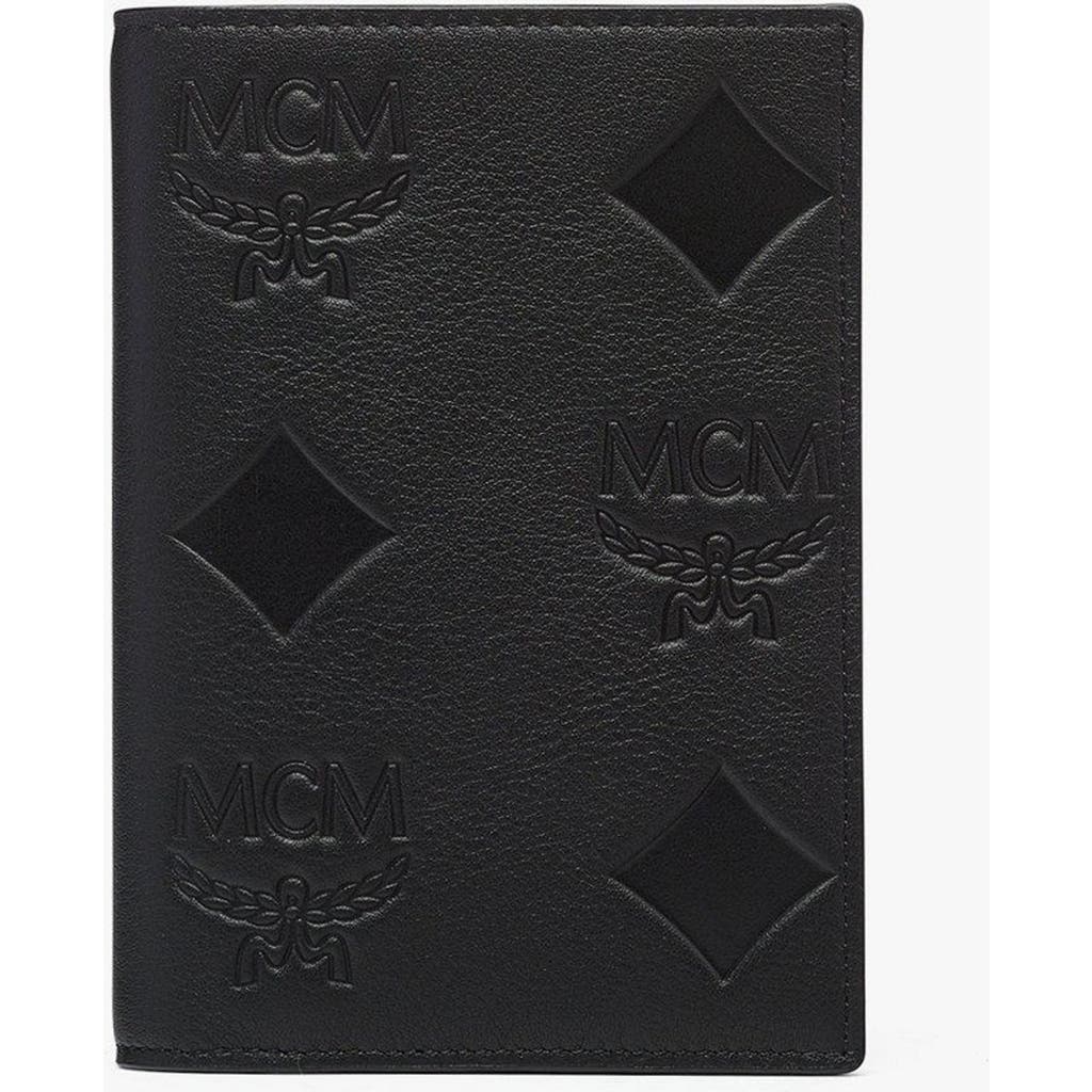 Mcm Ottomar Passport Holder In Black