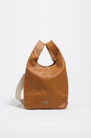 Bimba y Lola Medium Leather Tote Bag