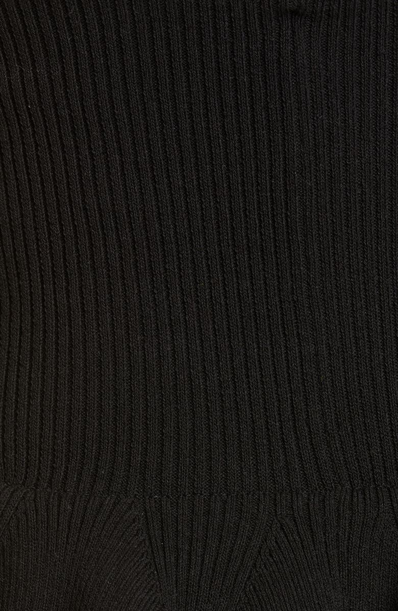 Philosophy Di Lorenzo Serafini Rib Peplum Bustier Sweater Dress, Alternate, color,