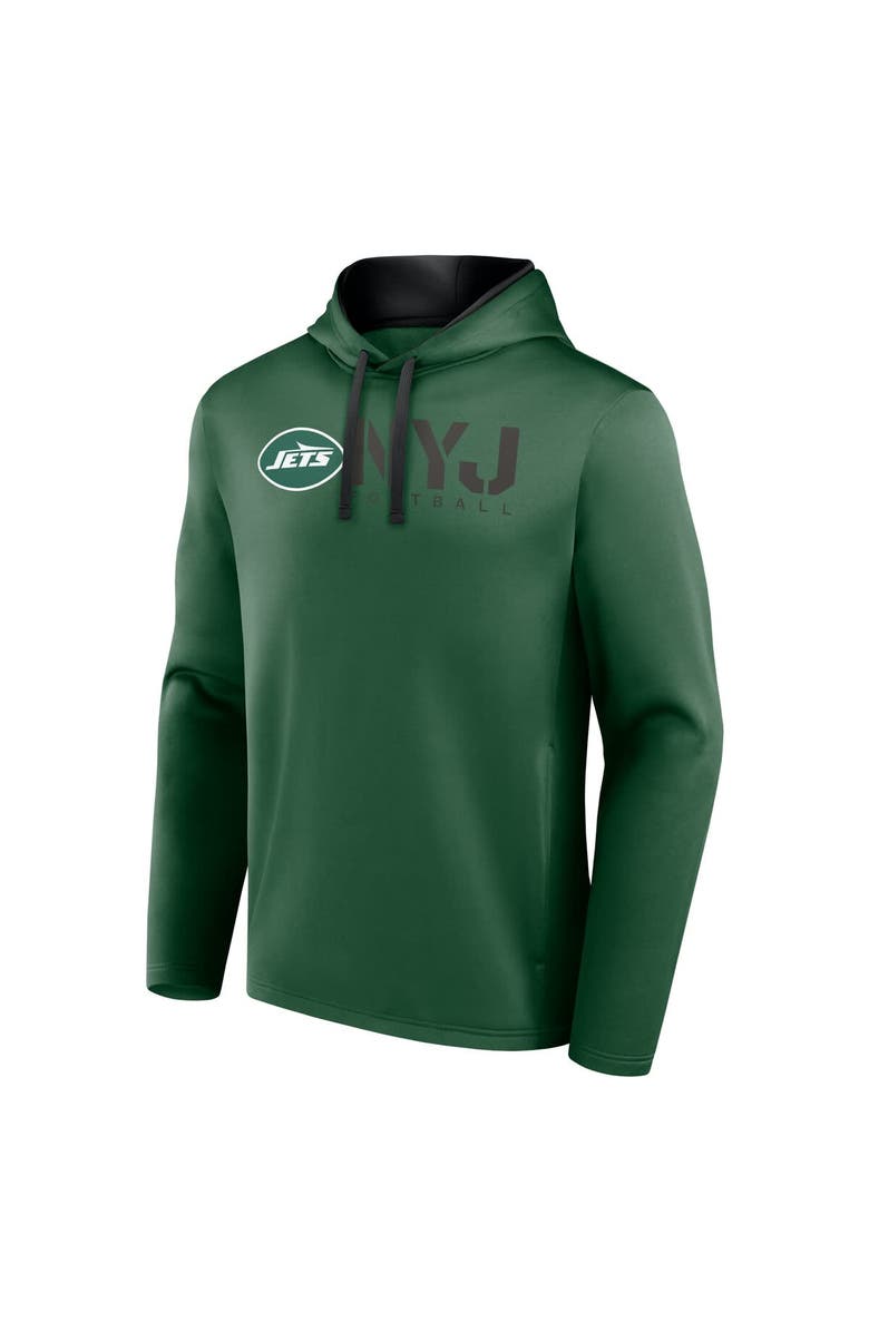 Logo Athletic Men's Logo Athletic Green New York Jets Head Start Pullover Hoodie, Alternate, color, Green