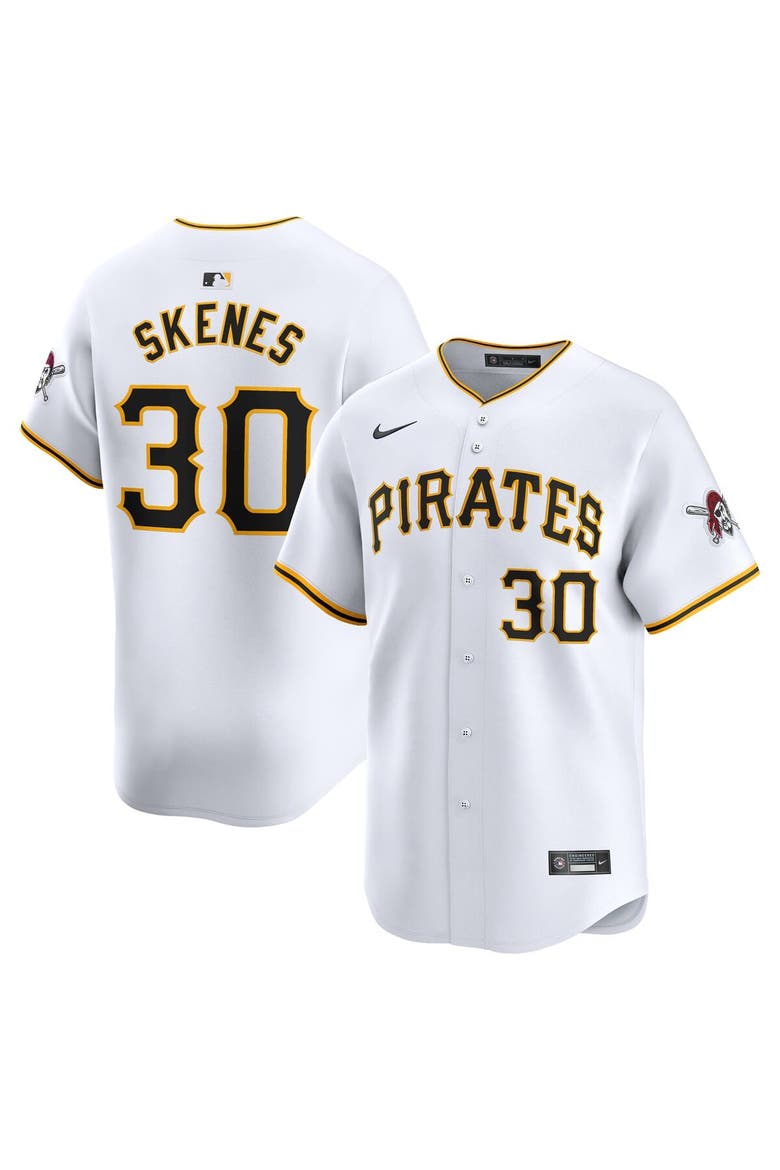 Men's Nike Paul Skenes White Pittsburgh Pirates Home Limited Player Jersey, Main, color, White