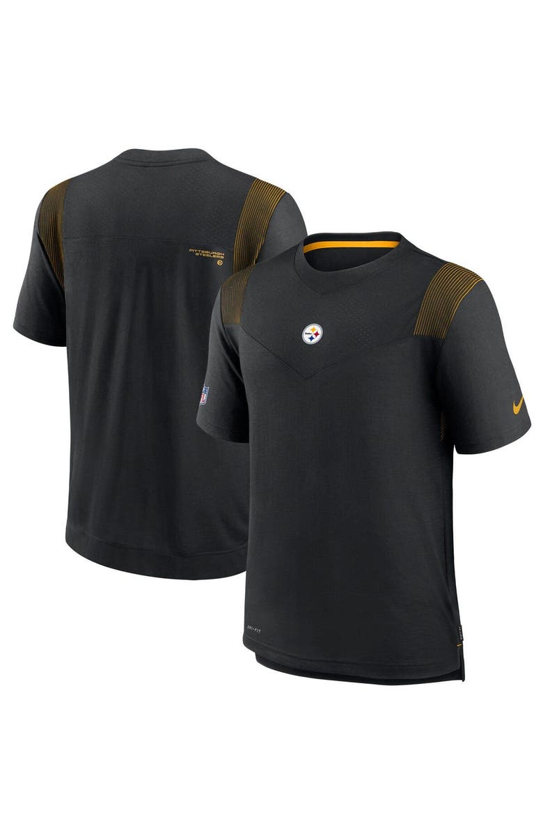 Nike Men's Nike Black Pittsburgh Steelers Sideline Player UV Performance T-Shirt, Main, color, 