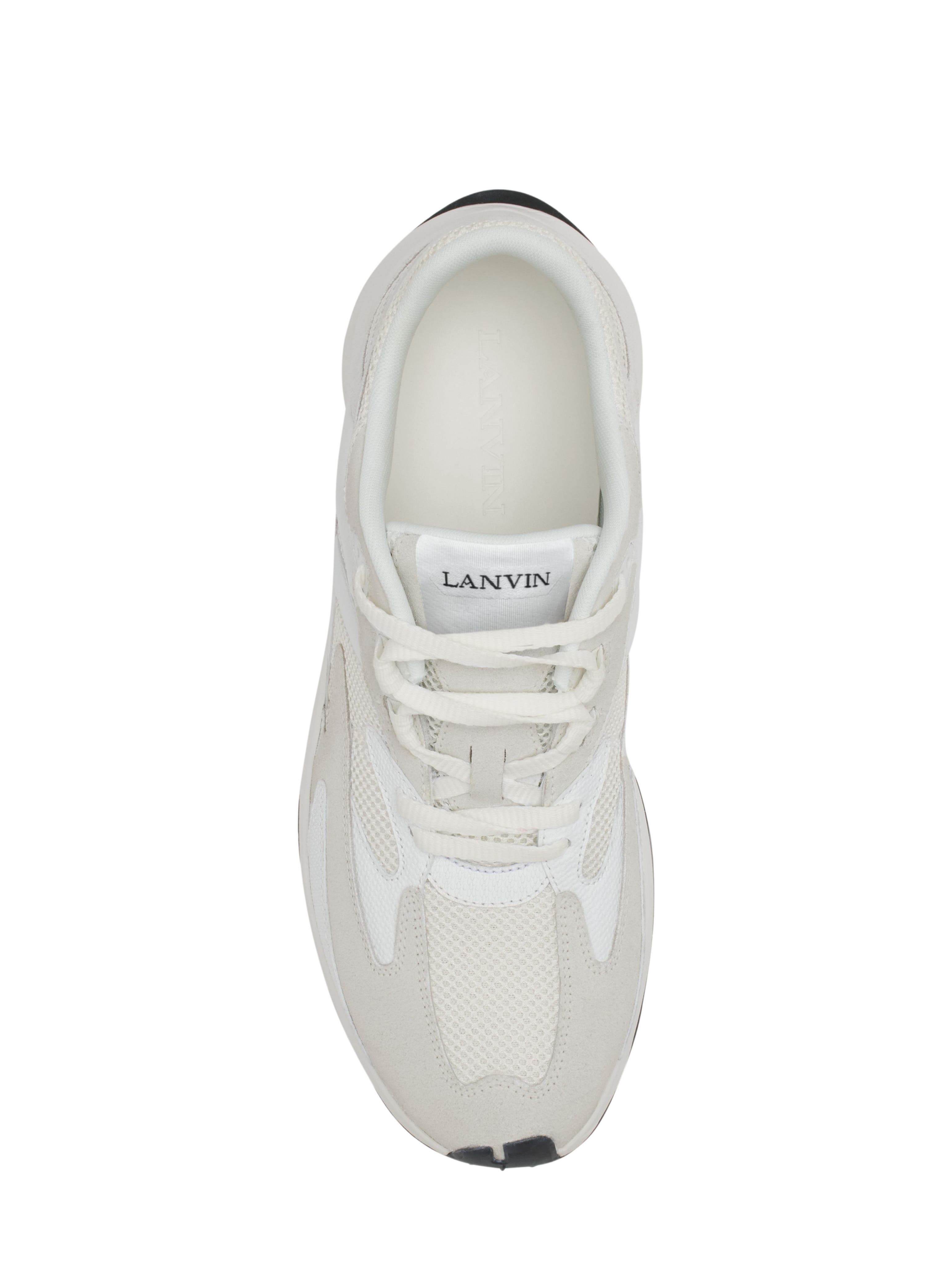 Lanvin JLA Mesh Sneakers, Alternate, color, White