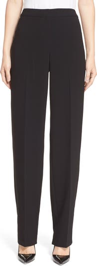 Diana Straight Leg Crepe Marocain Pants